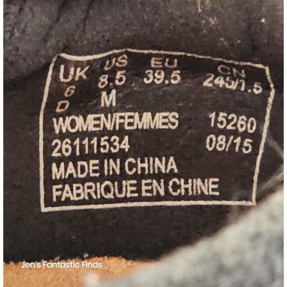 Clarks Juliet Monte Black Gray & Black Patent Leather Casual Pumps 8.5 - Picture 11 of 11